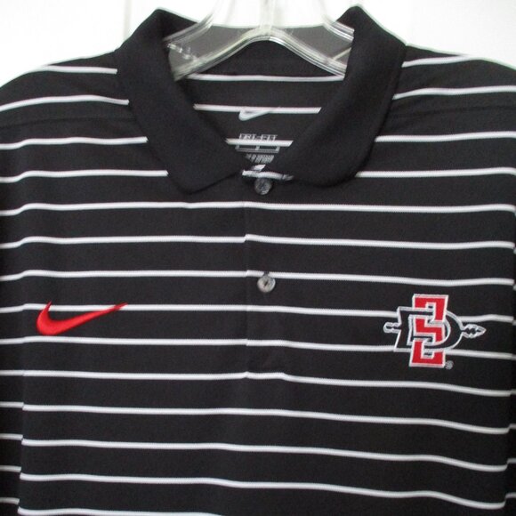 Nike Dri-Fit Mens S/S "San Diego State U." Golf Polo Shirt NWOT - Size Medium - Picture 2 of 3